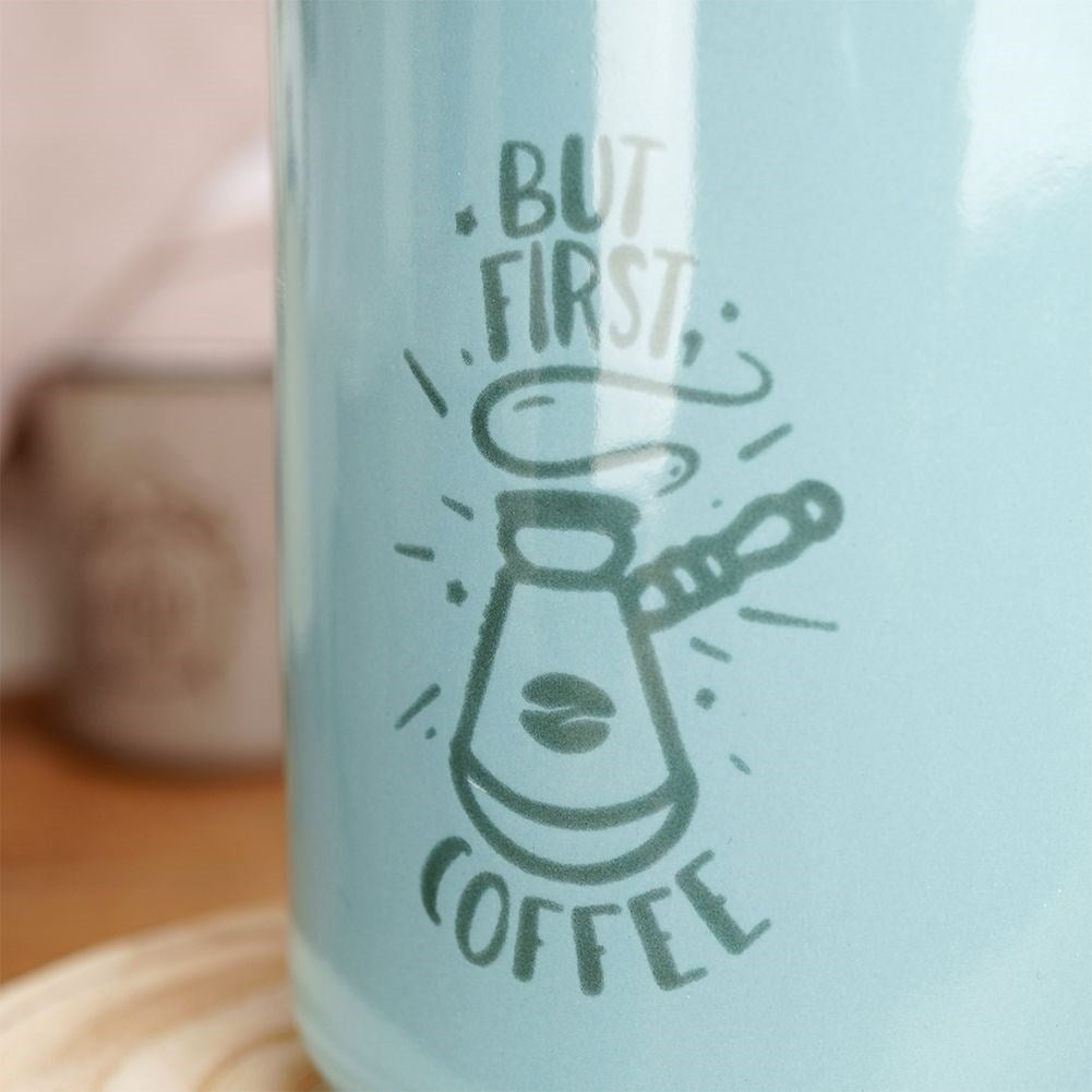 Large Blue Ceramic Mug - 700 ml, Microwave safe