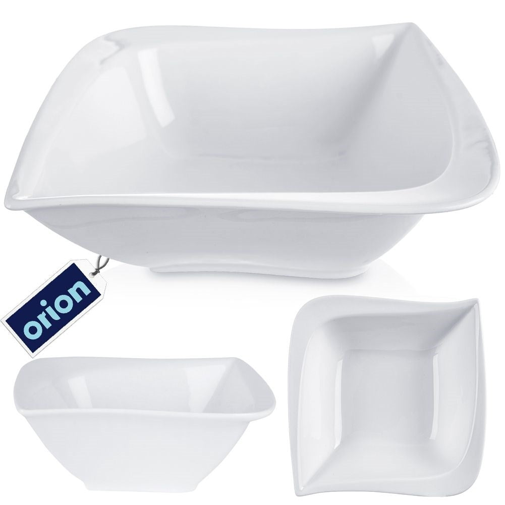 Large Bowl 1.3 L in White Porcelain - Stylish and Versatile