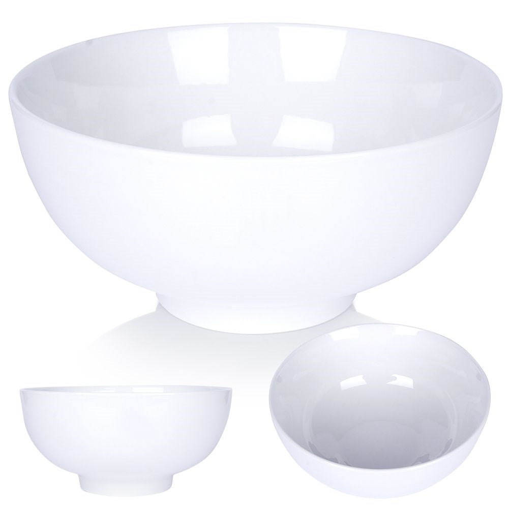 Large Bowl in White Porcelain - 1.6 Liter