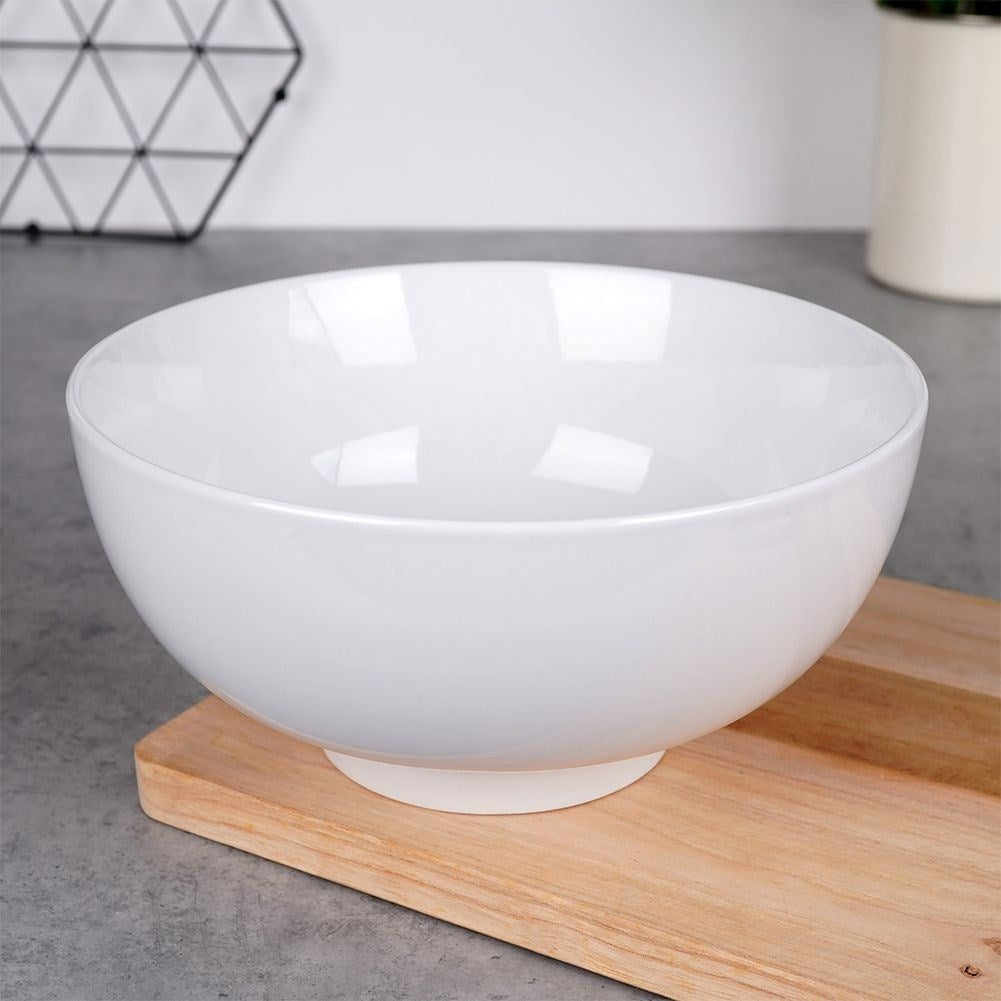 Large Bowl in White Porcelain - 1.6 Liter