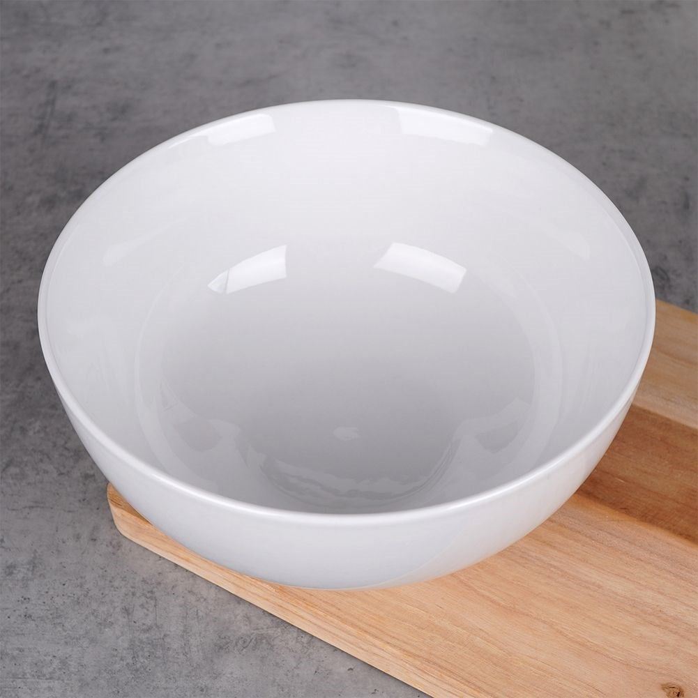 Large Bowl in White Porcelain - 1.6 Liter