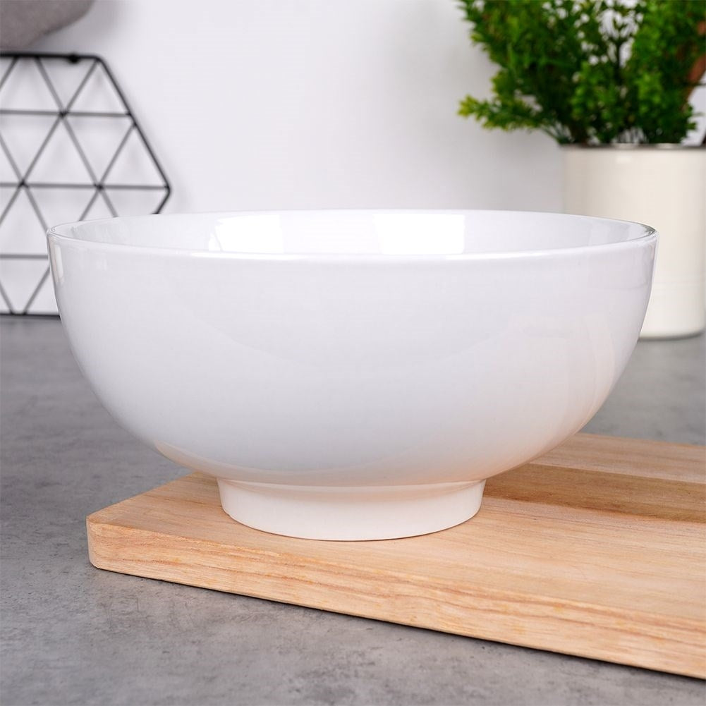 Large Bowl in White Porcelain - 1.6 Liter