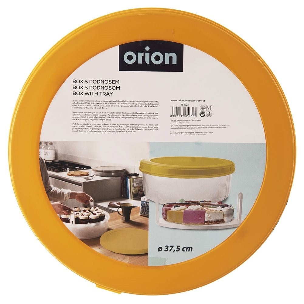 Large Cake Storage Container with Lid and Removable Insert