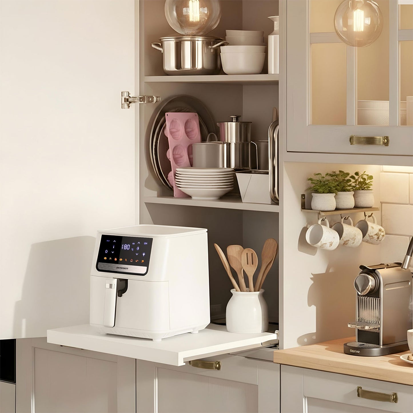 Large Capacity Air Fryer, 1700W, 6.5L, Touchscreen