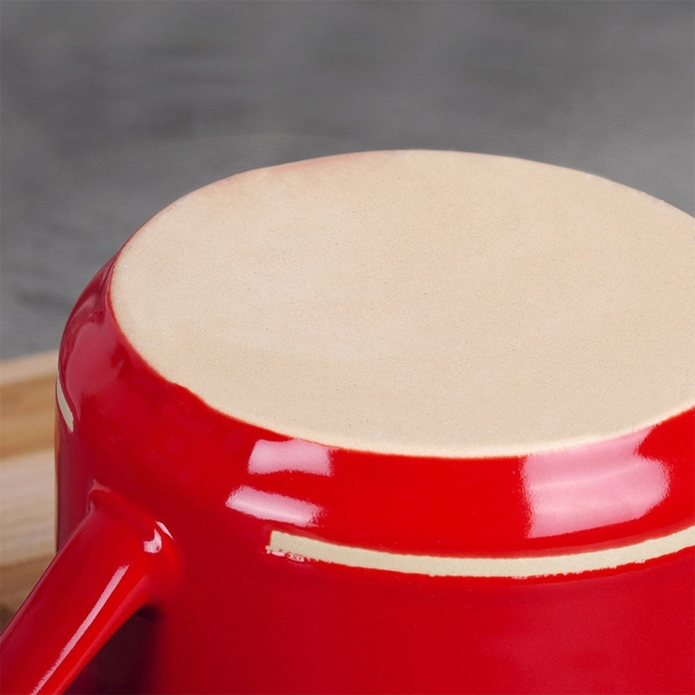 Large Ceramic Mug with Handle for Coffee and Tea