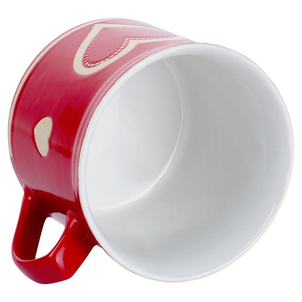 Large Ceramic Mug with Handle for Coffee and Tea