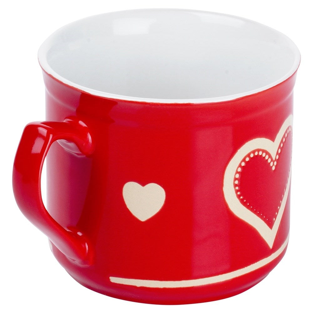 Large Ceramic Mug with Handle for Coffee and Tea