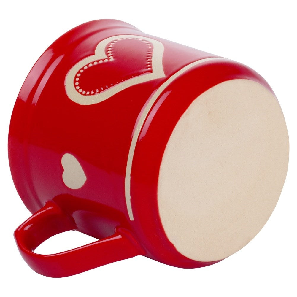 Large Ceramic Mug with Handle for Coffee and Tea