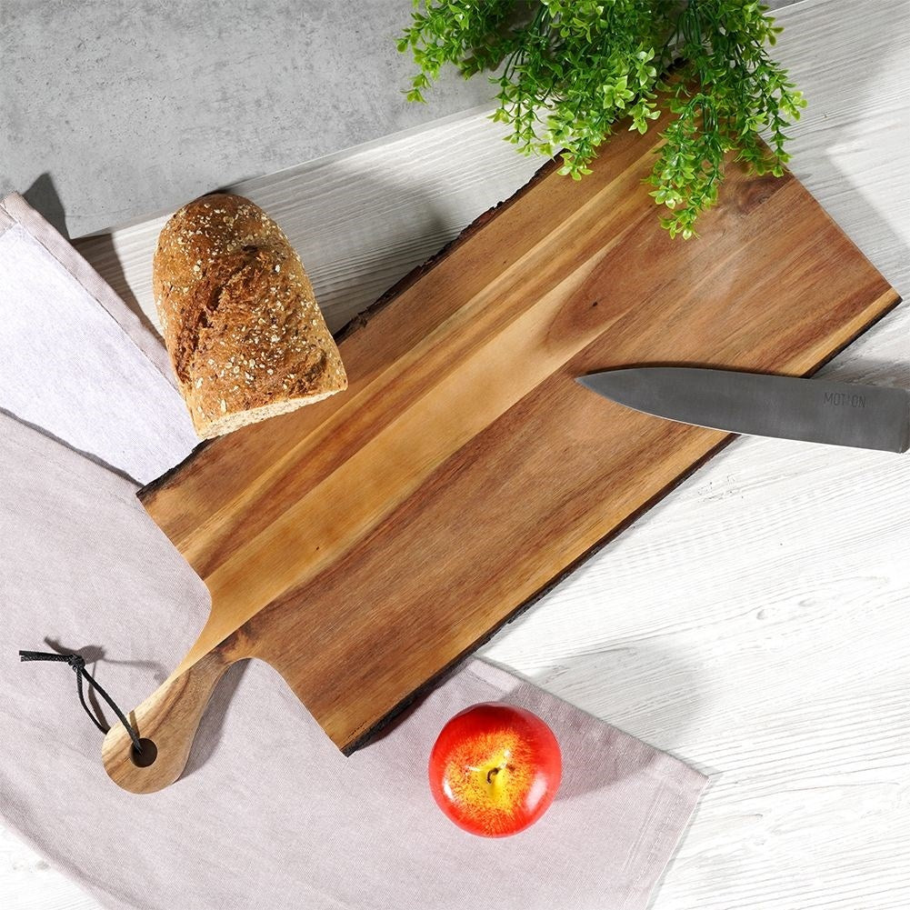 Large Cutting Board & Serving Tray in Acacia wood, 56 cm