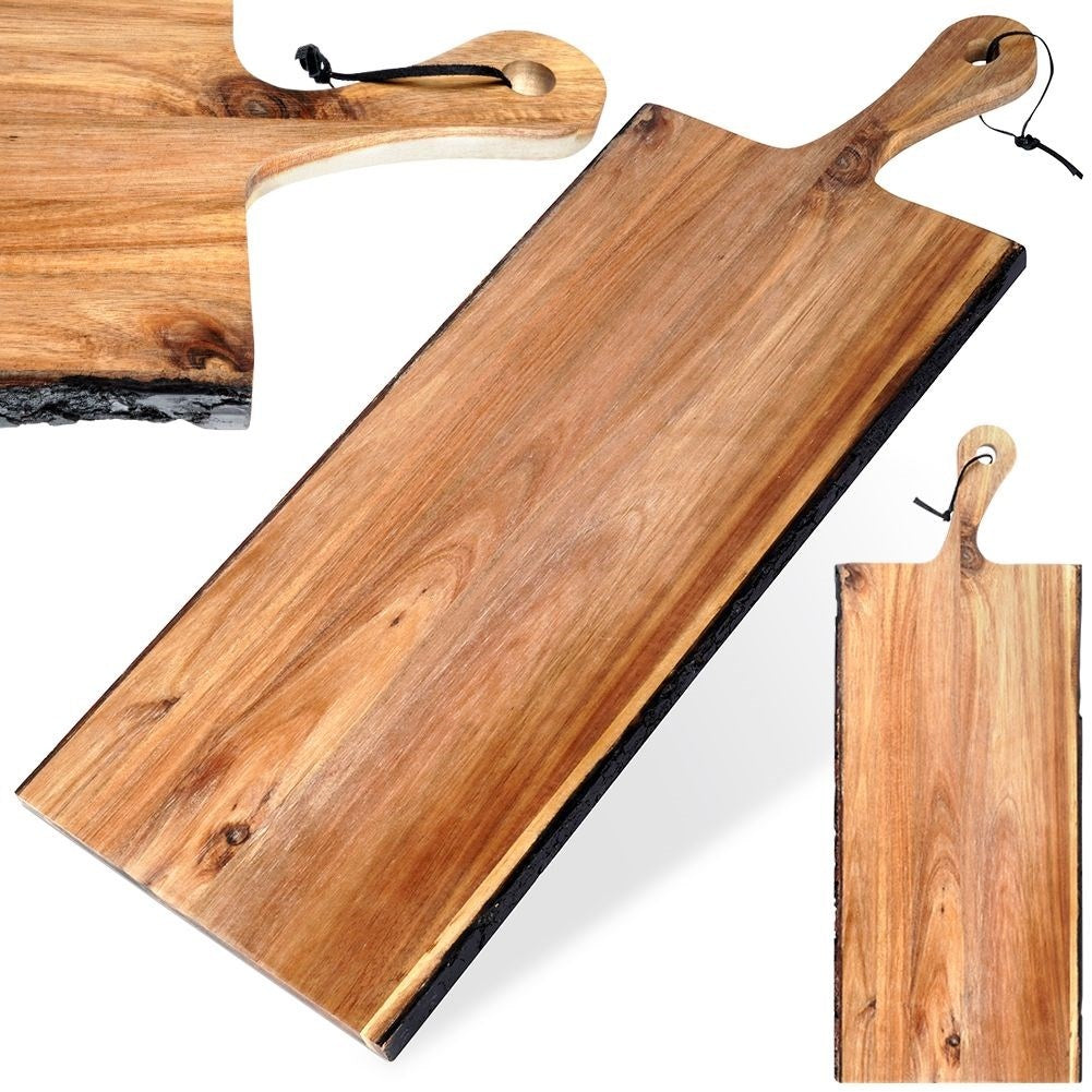 Large Cutting Board & Serving Tray in Acacia wood, 56 cm
