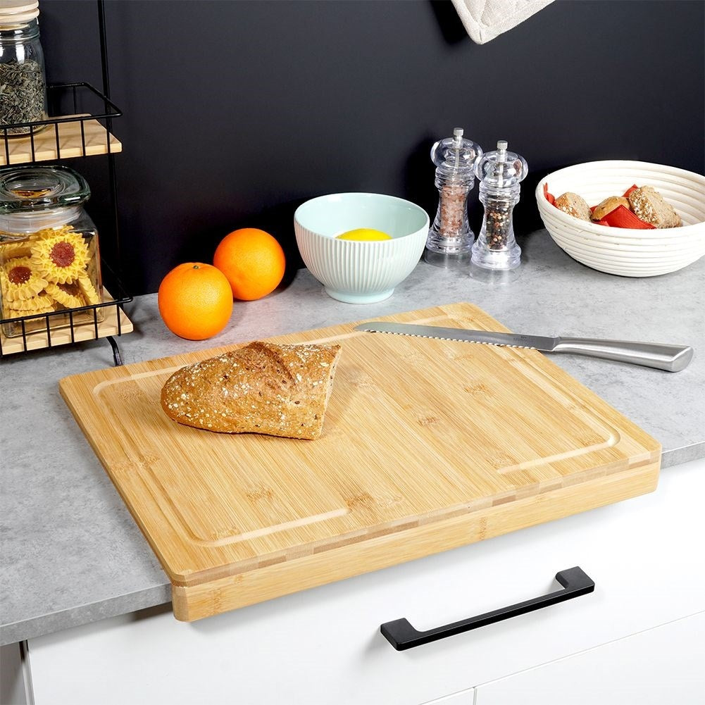 Large Cutting Board with Bamboo Edge