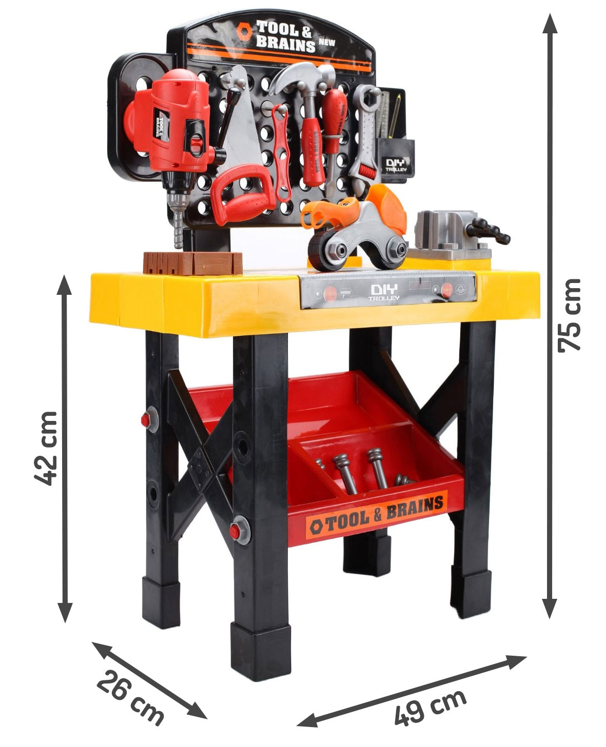 Large DIY workshop "Tool & Brains," 39 pieces