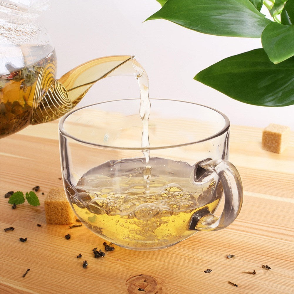 Large Glass with Handle, 650 ml - High quality for all drinks