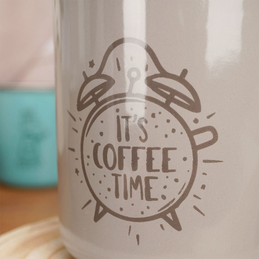 Large Gray Ceramic Mug 700 ml - Microwave safe