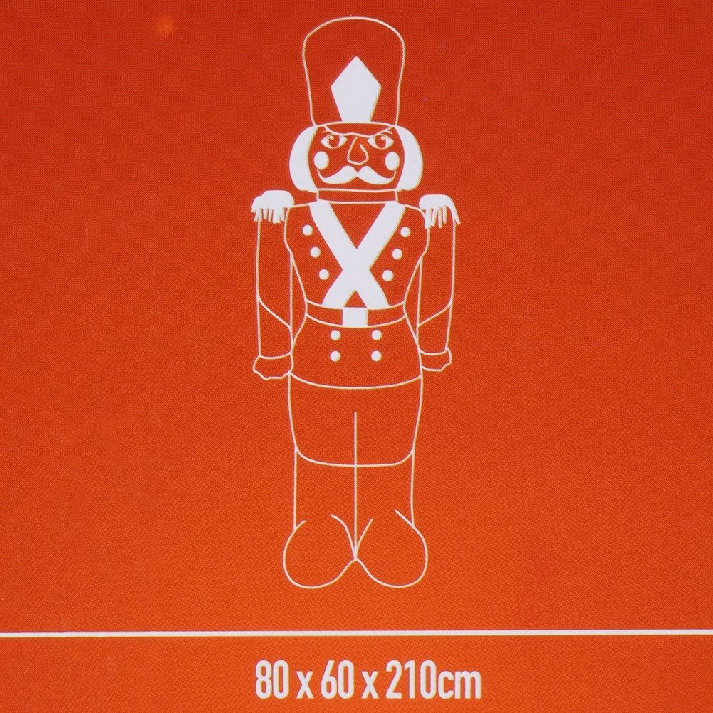 Large Inflatable Nutcracker with LED lighting