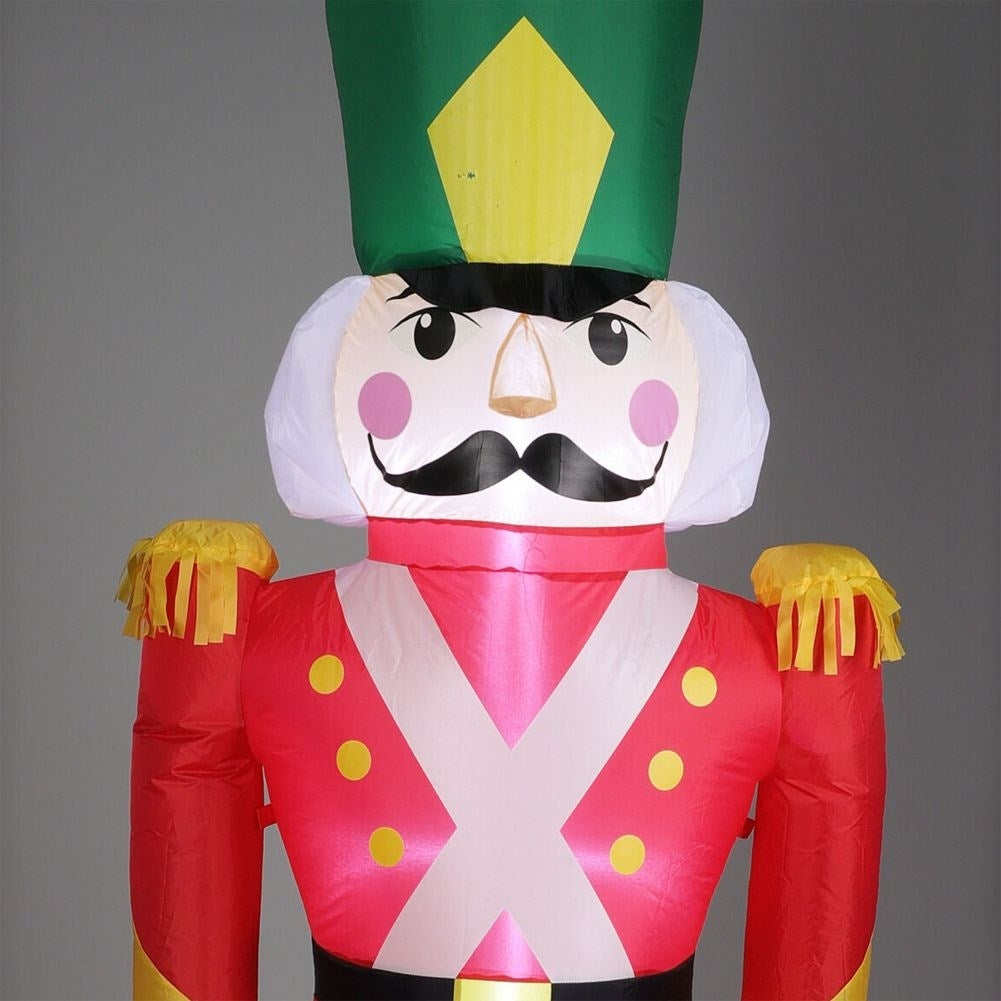 Large Inflatable Nutcracker with LED lighting