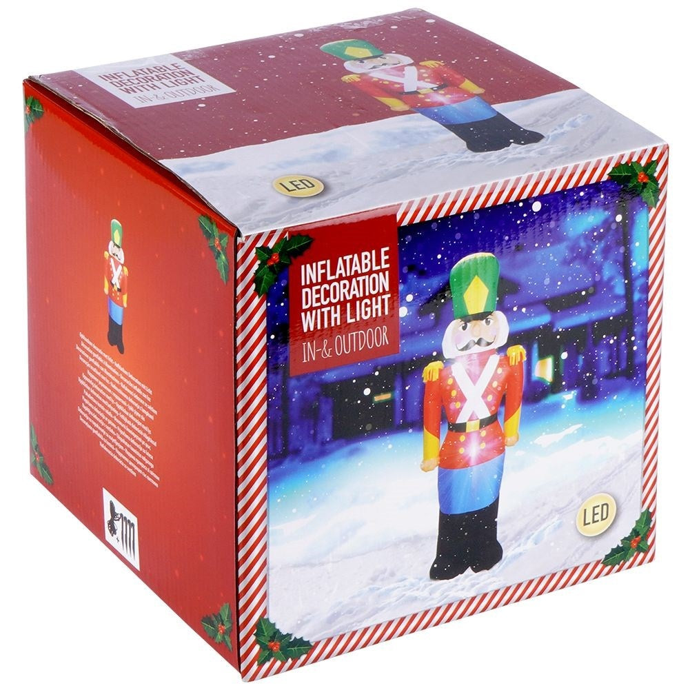 Large Inflatable Nutcracker with LED lighting