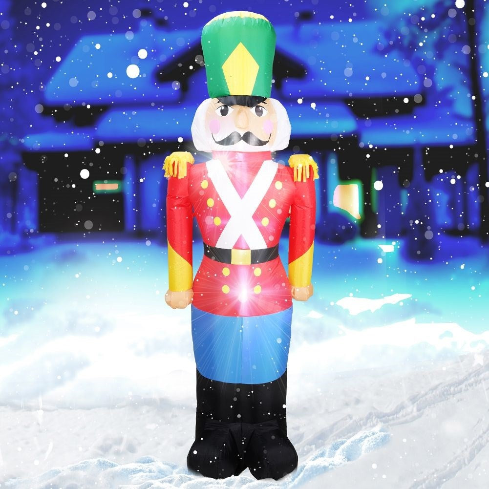 Large Inflatable Nutcracker with LED lighting