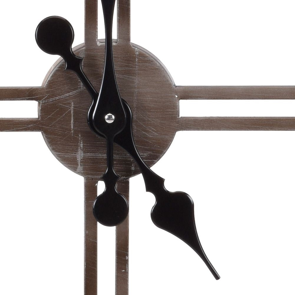 Large Metal Wall Clock for Loft