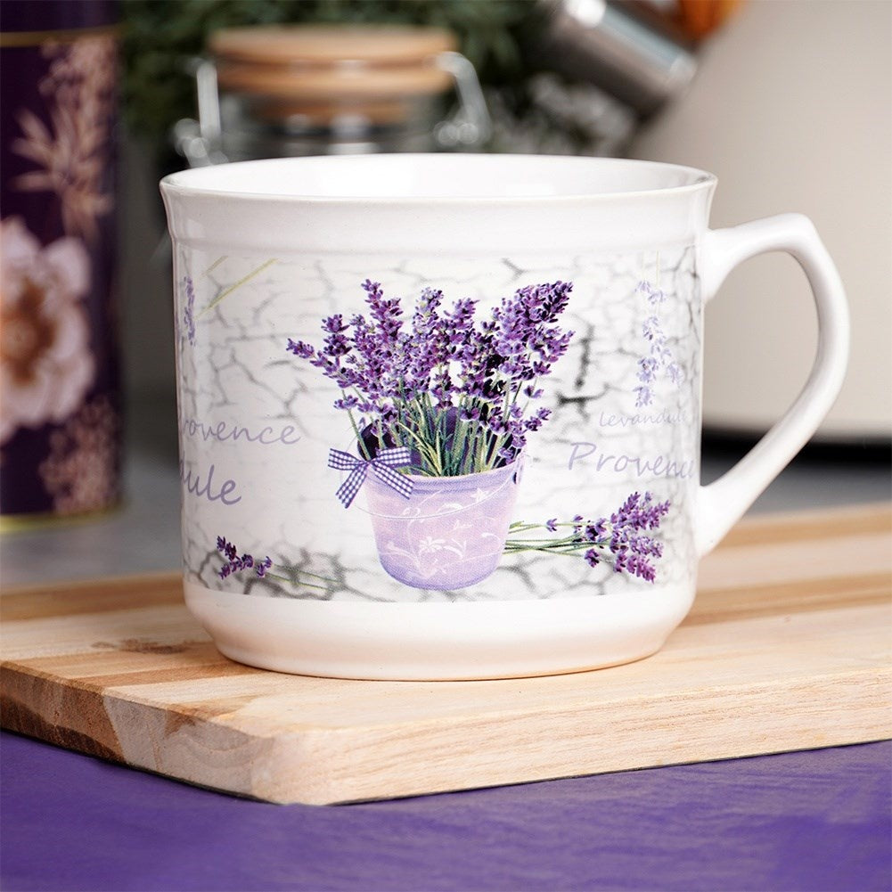Large Mug with Handle for Coffee, Tea and Other Drinks