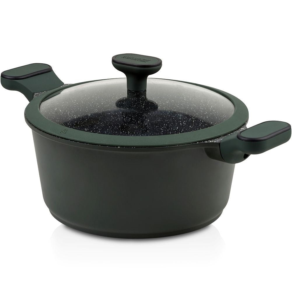 Large Pot with Five-Layer Non-Stick Granite Coating