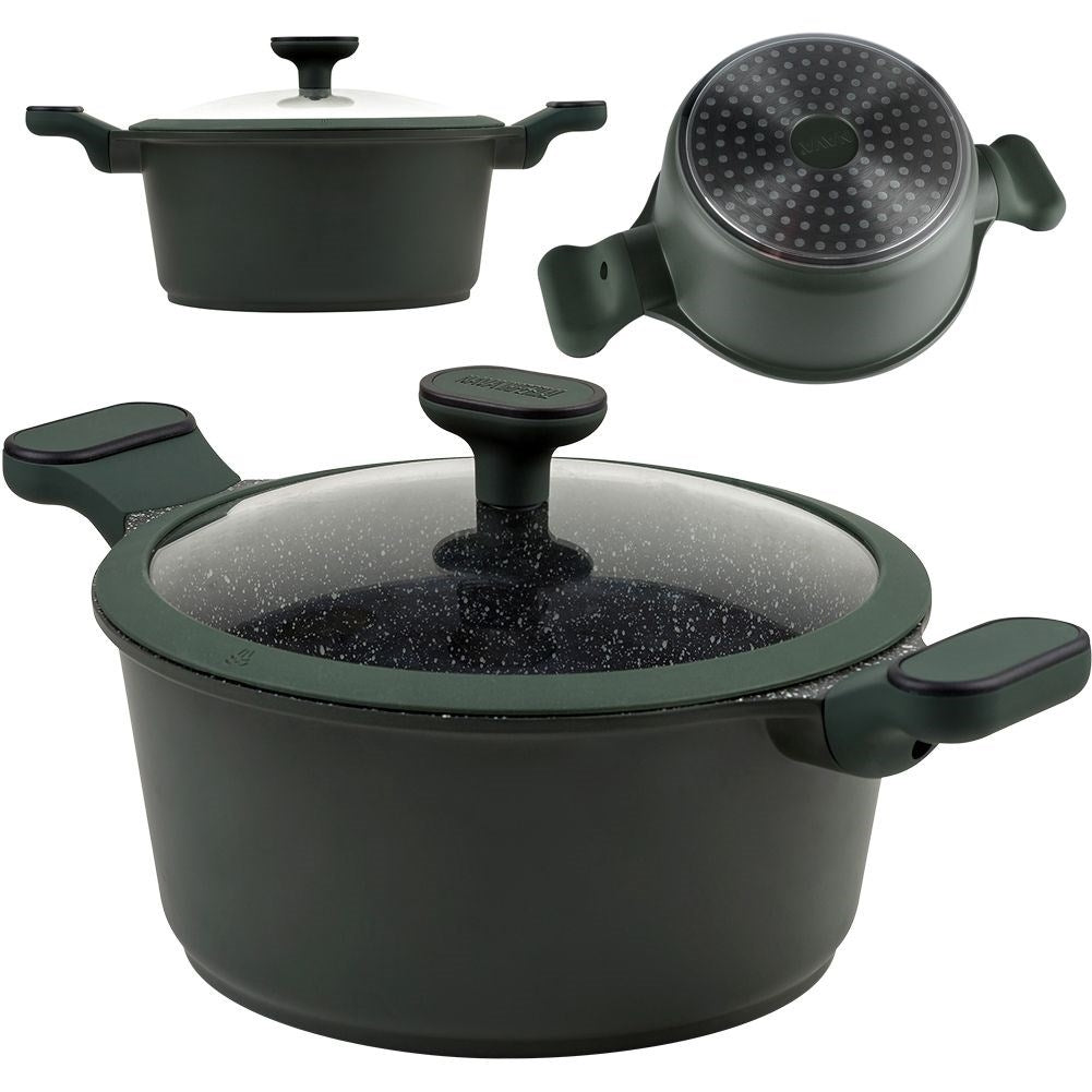 Large Pot with Five-Layer Non-Stick Granite Coating