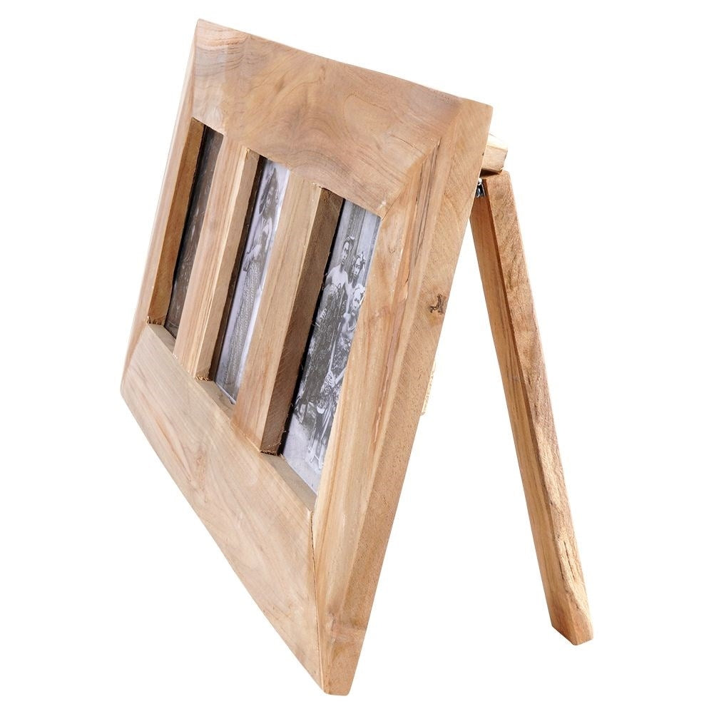 Large Rectangular Tea Frame for Three Pictures 10x15 cm
