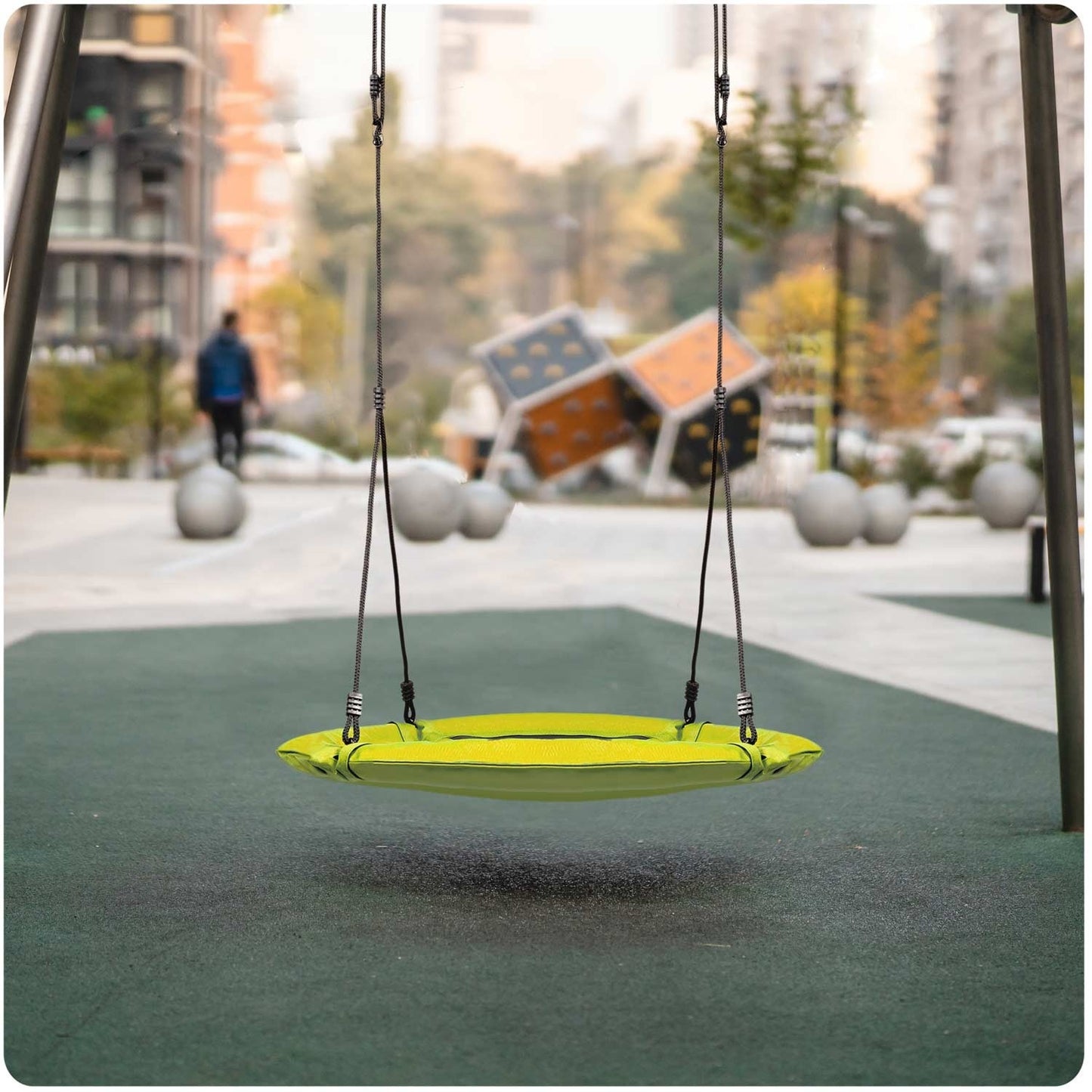 Large Seesaw "Bird's nest" Swingo XXL - Yellow 95 cm