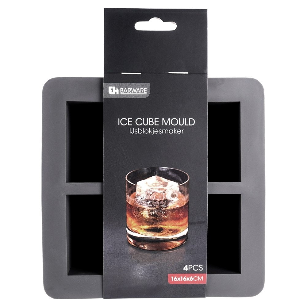 Large Silicone Molds for Square Ice Cubes XXL