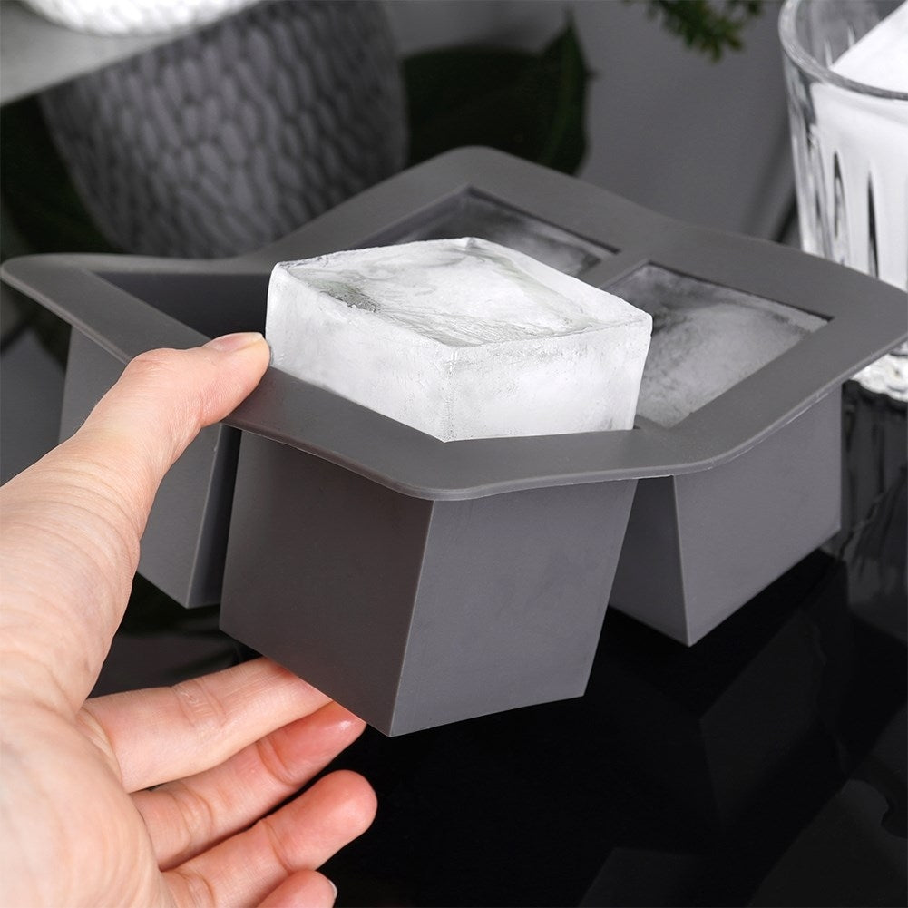 Large Silicone Molds for Square Ice Cubes XXL