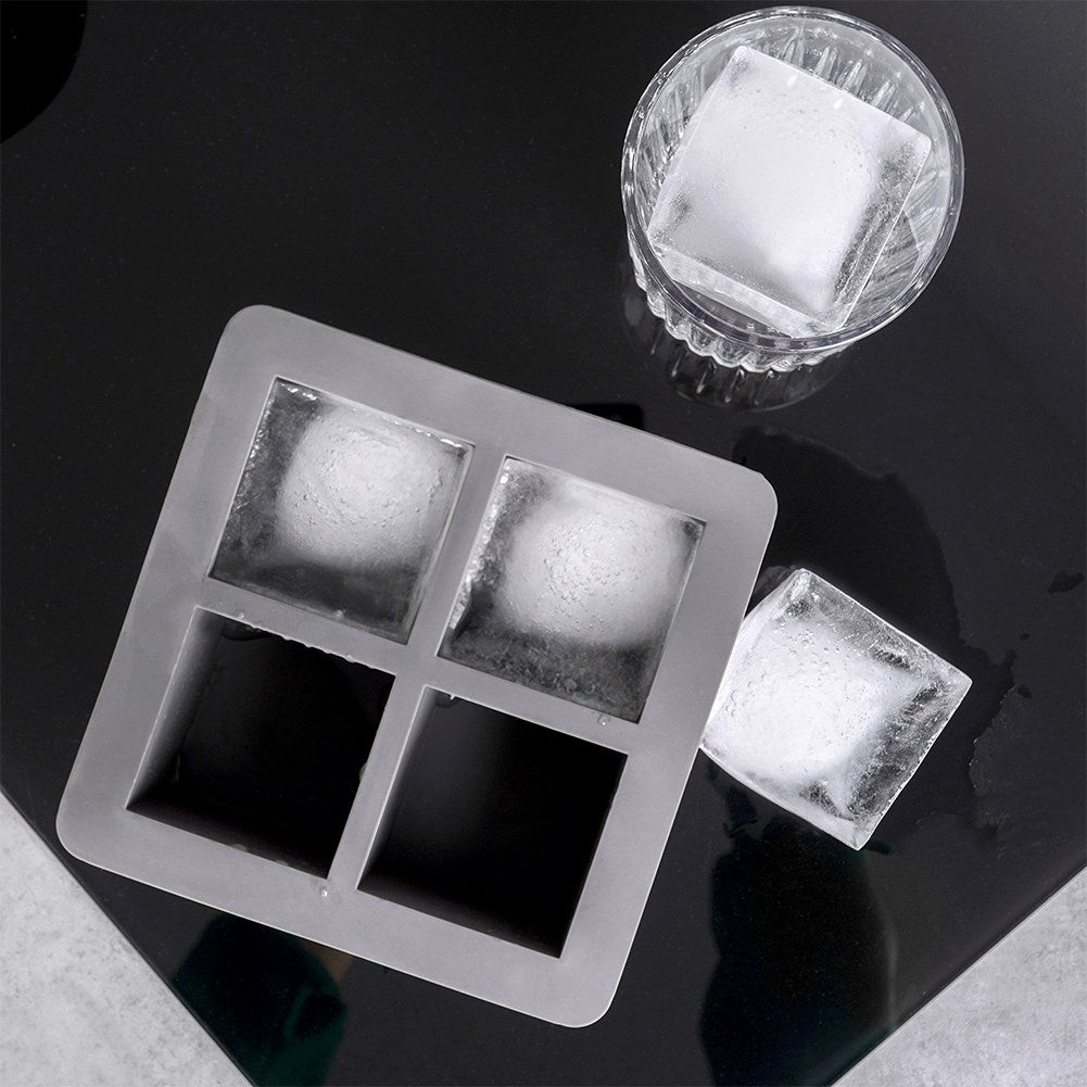 Large Silicone Molds for Square Ice Cubes XXL