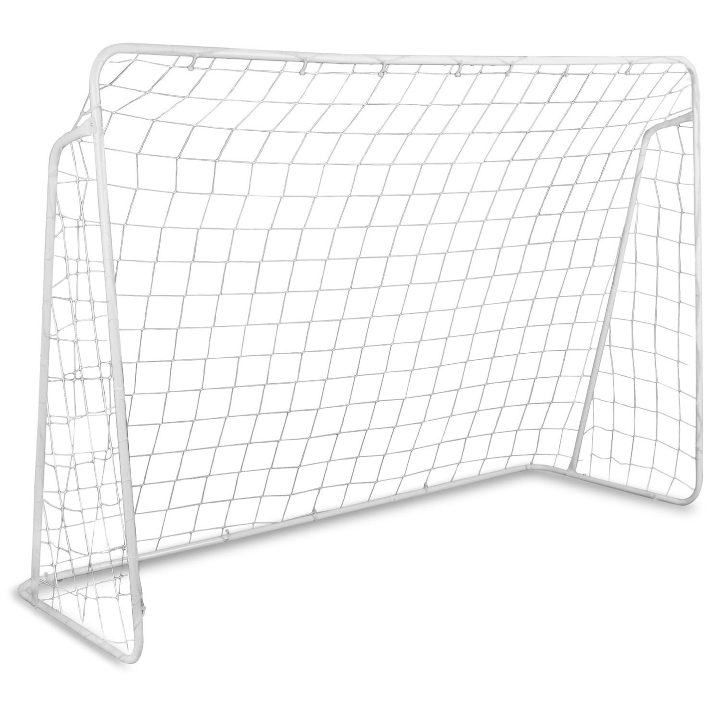 Soccer Goal with Target Net, 245x155x80 cm, Steel Frame