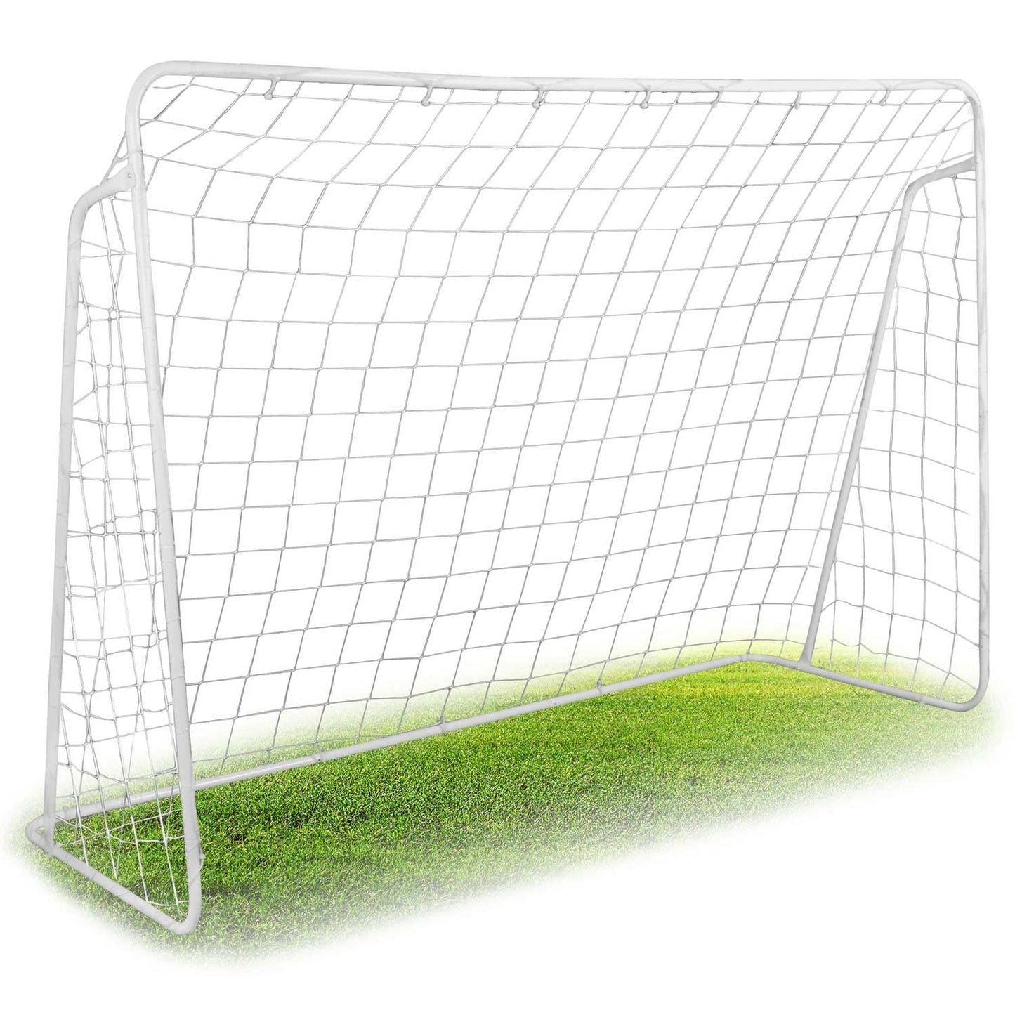 Soccer Goal with Target Net, 245x155x80 cm, Steel Frame
