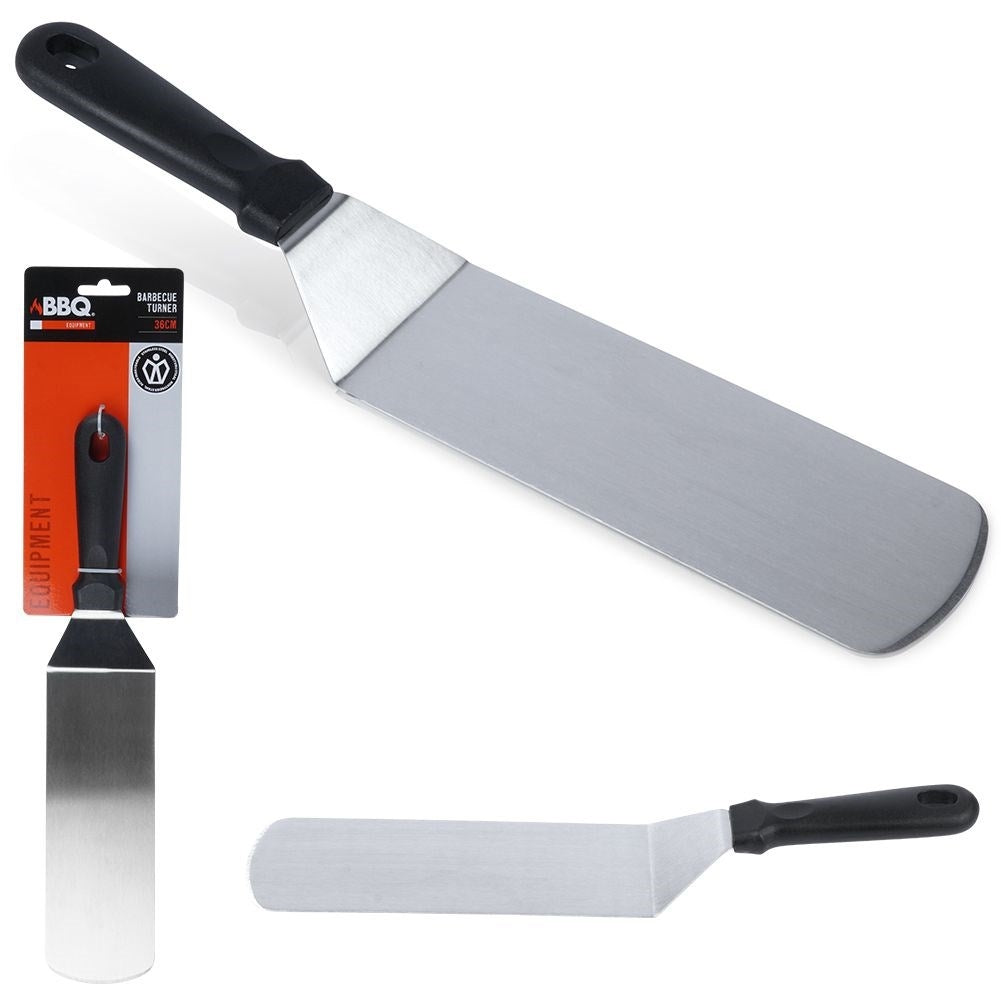 Large Stainless Steel Grill Spade with Comfortable Handle