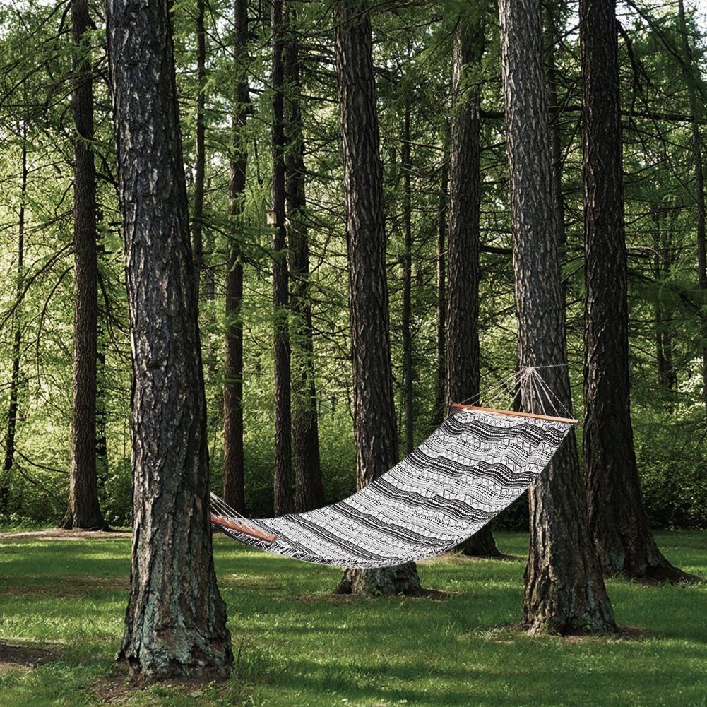 Large and durable hammock for one person