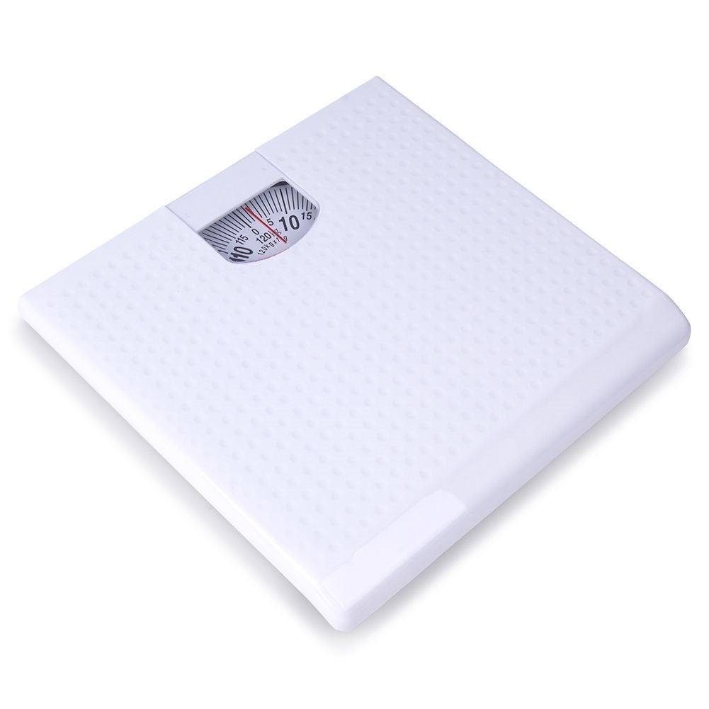 Large bathroom scale with non-slip surface and durable material