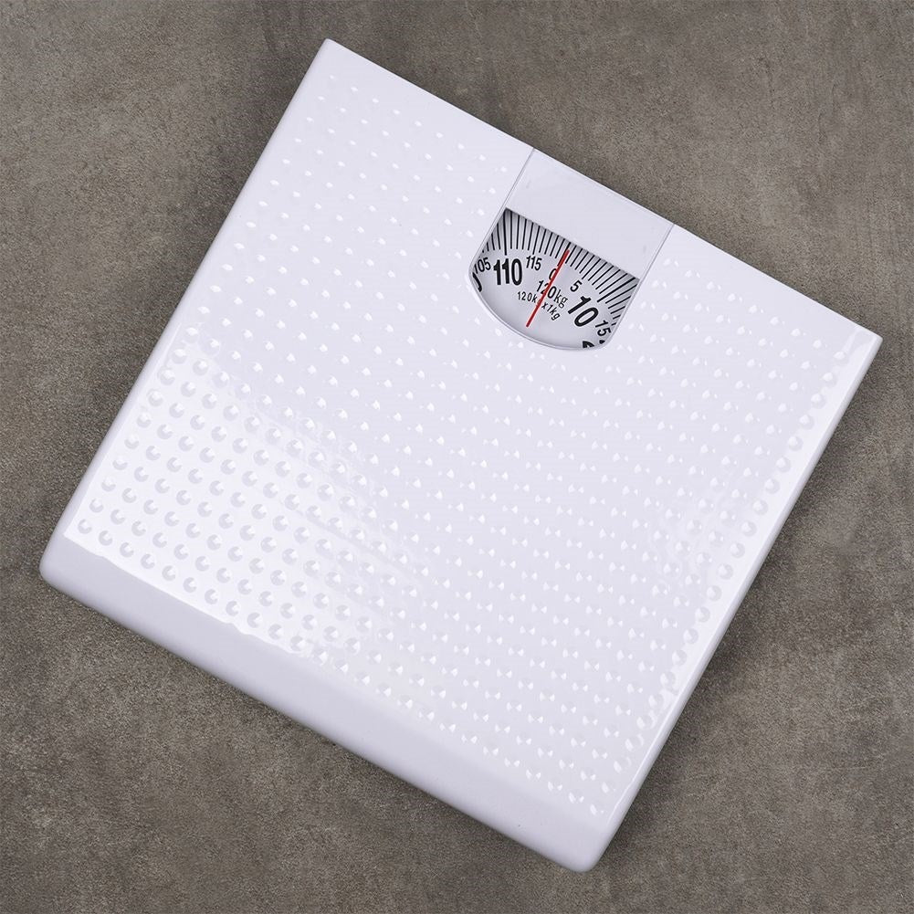 Large bathroom scale with non-slip surface and durable material