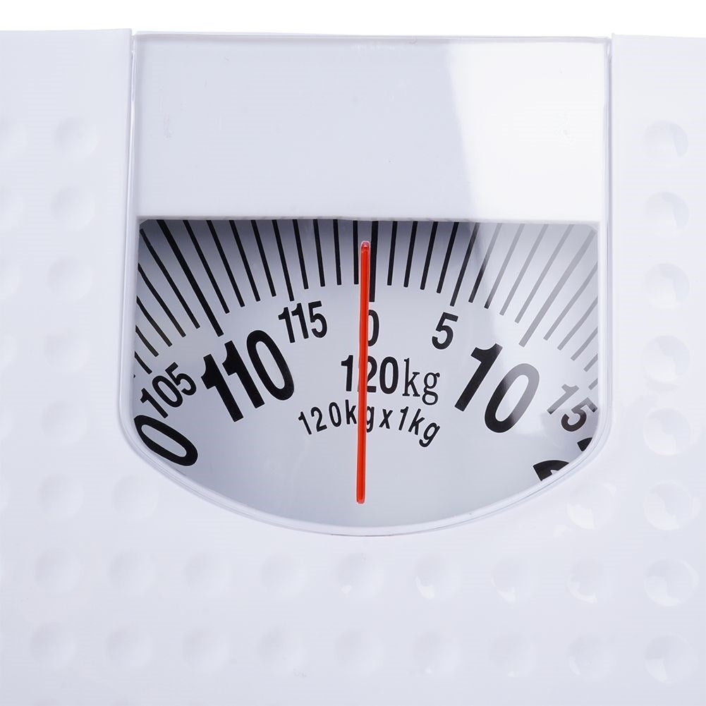 Large bathroom scale with non-slip surface and durable material