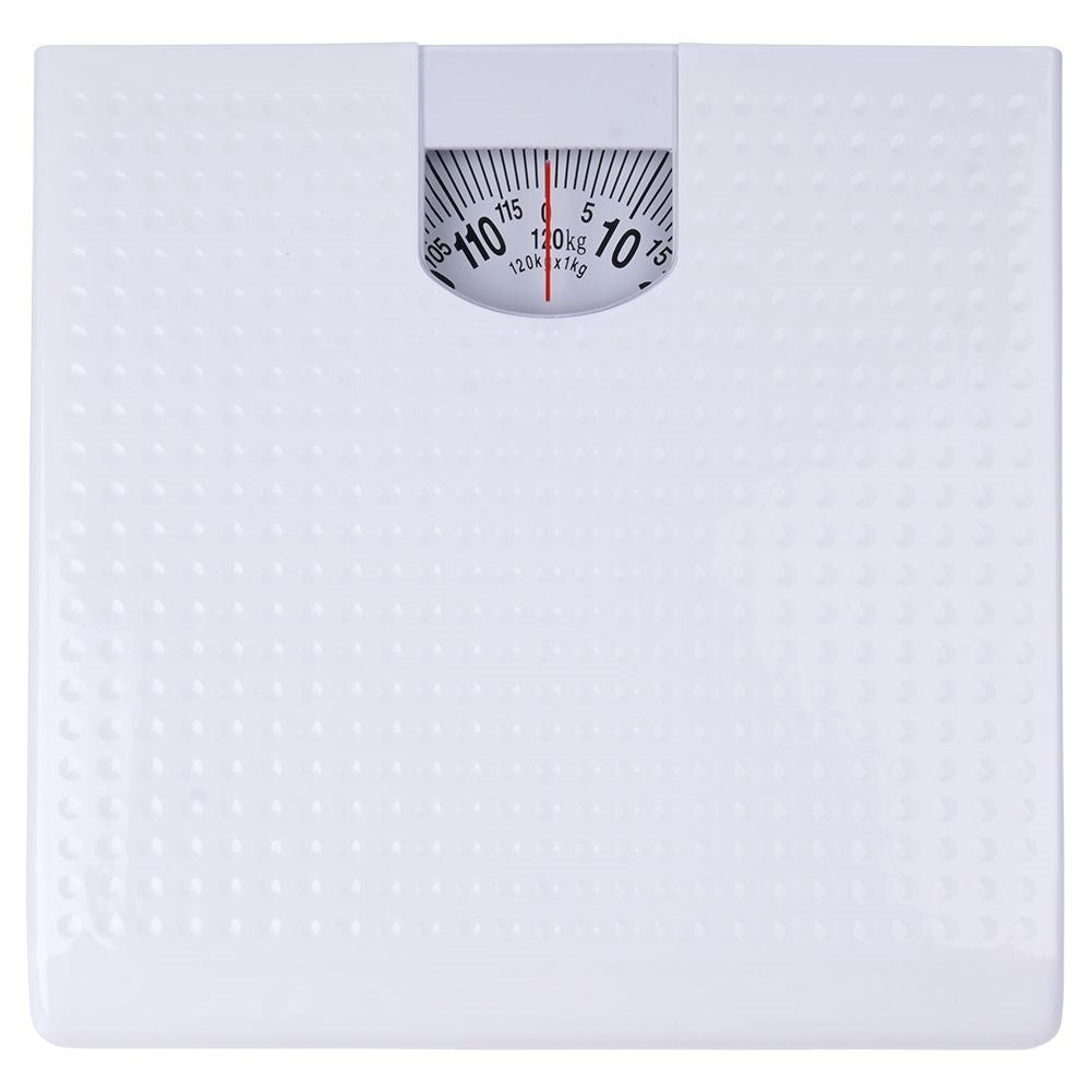 Large bathroom scale with non-slip surface and durable material