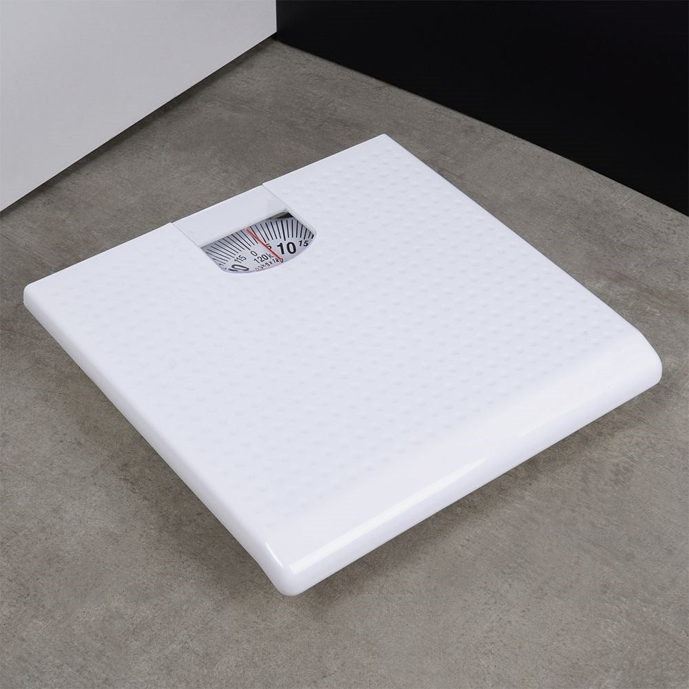 Large bathroom scale with non-slip surface and durable material