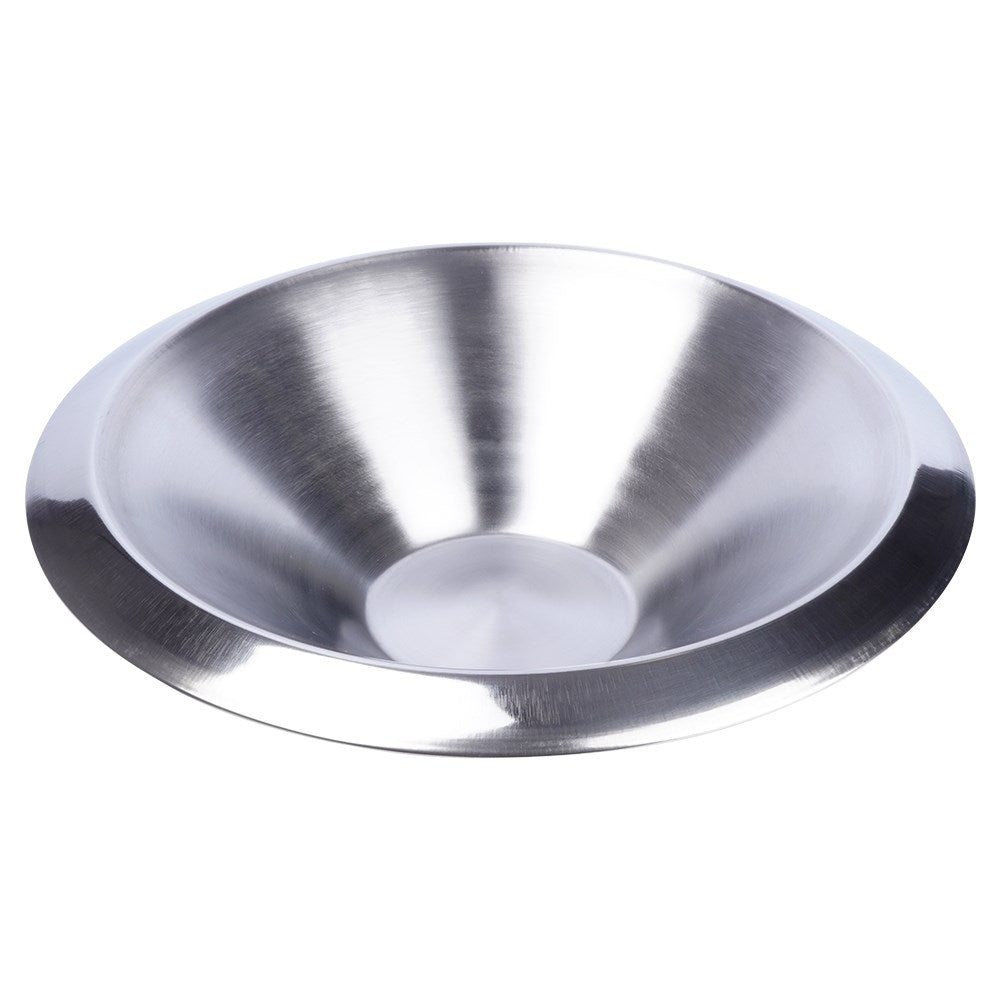 Large bowl in stainless steel for fruit and vegetables