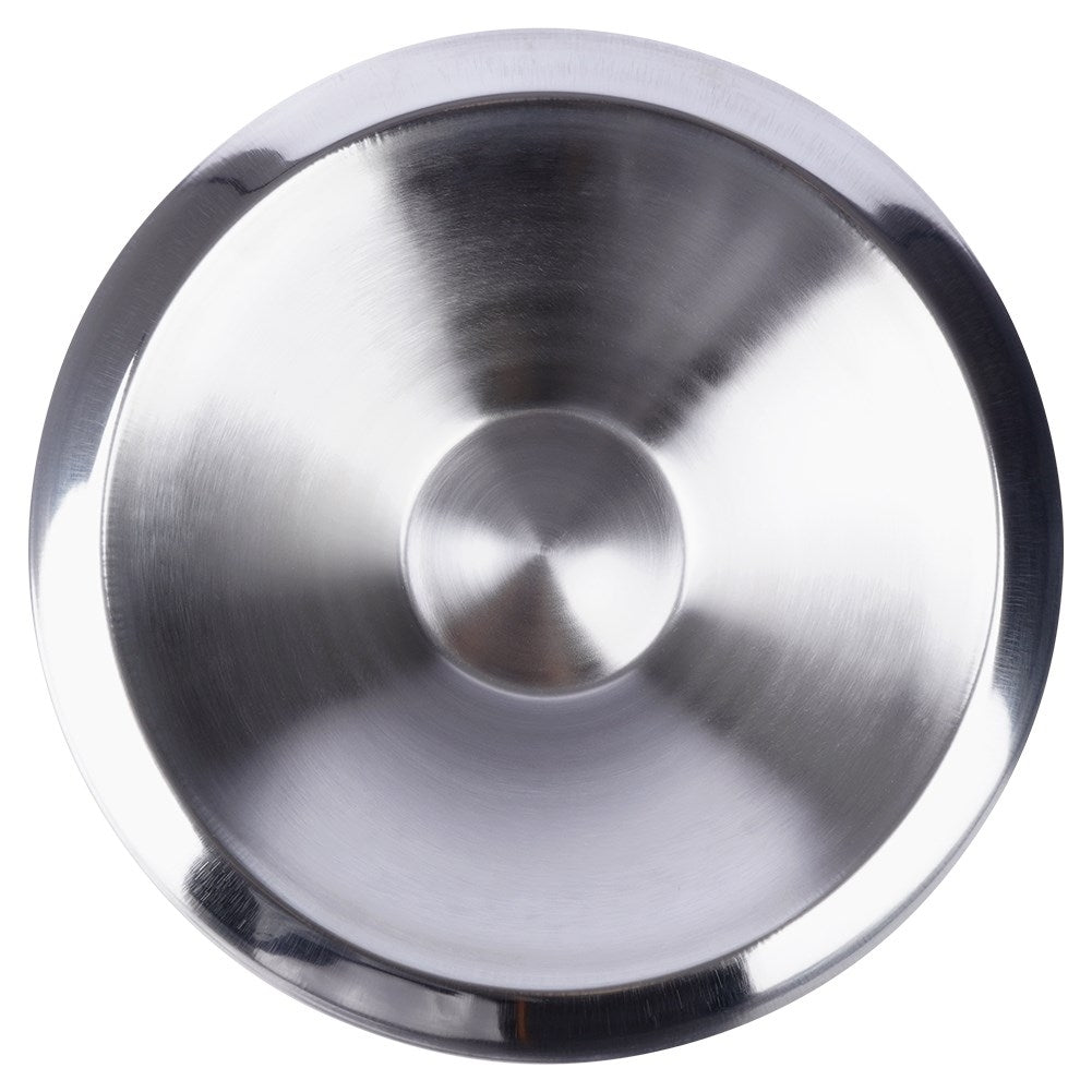 Large bowl in stainless steel for fruit and vegetables
