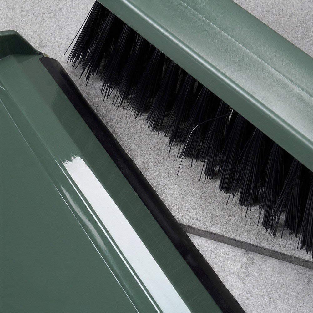 Large broom with dustpan
