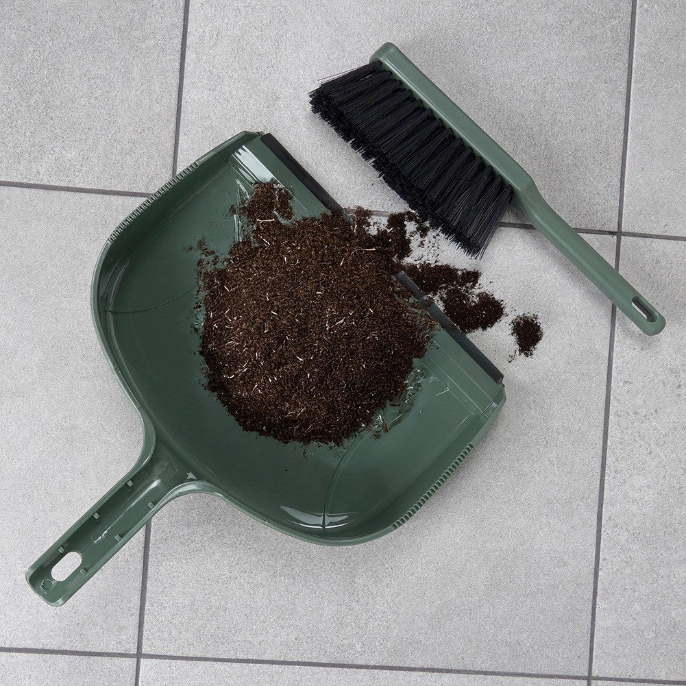 Large broom with dustpan