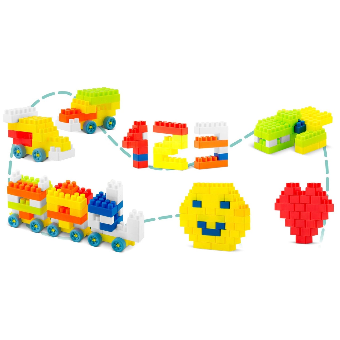 Large building blocks for play RK-761 Ricokids