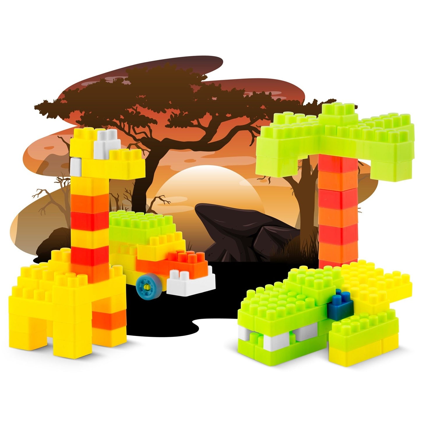 Large building blocks for play RK-761 Ricokids
