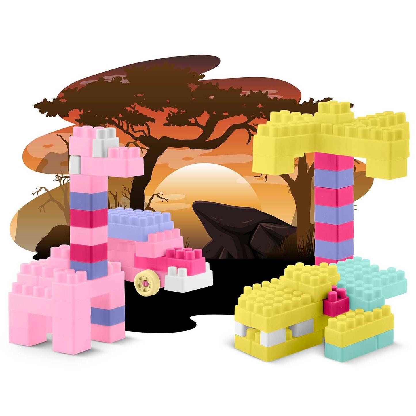 Large building blocks for play RK-761 Ricokids