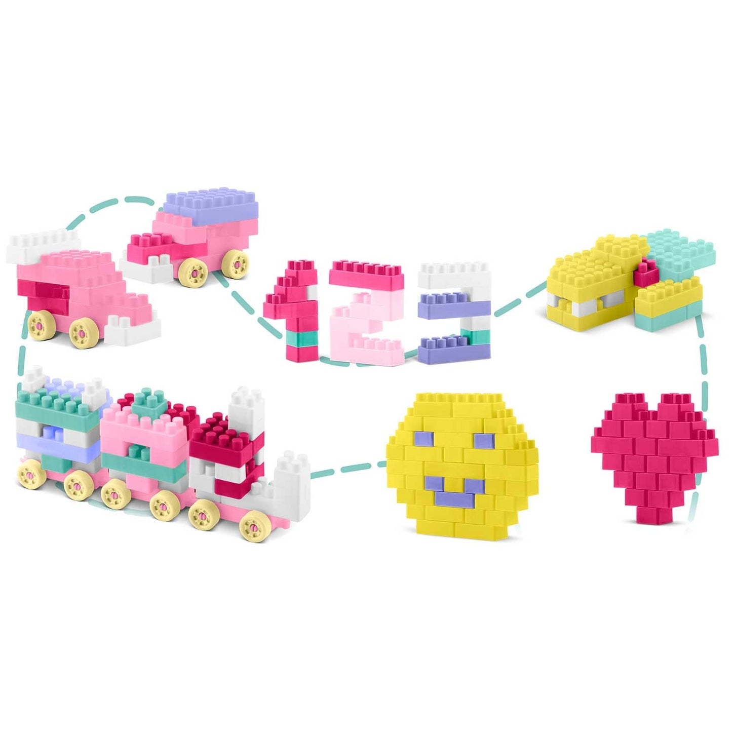 Large building blocks for play RK-761 Ricokids