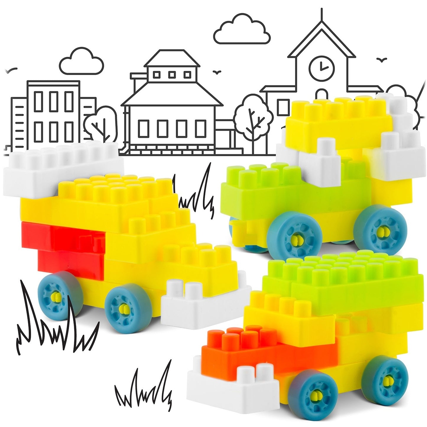 Large building blocks for play RK-761 Ricokids