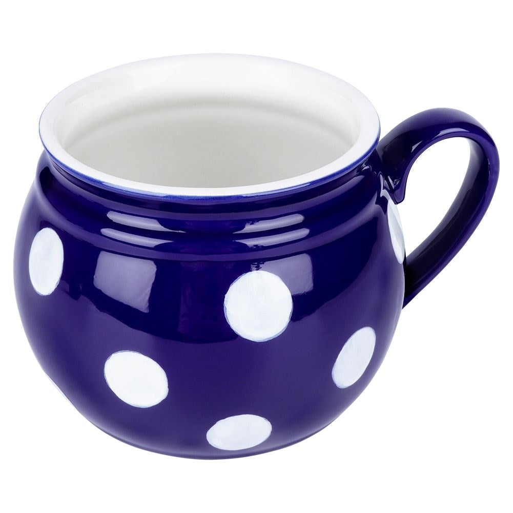 Large ceramic mug for coffee, tea and hot drinks